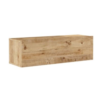 Meuble TV Lapinlahti à porte 29,5 x 100 x 31,5 cm effet bois de pin en.casa