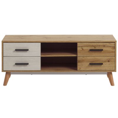 Meuble TV moderne en mdf bois clair FLORIDA