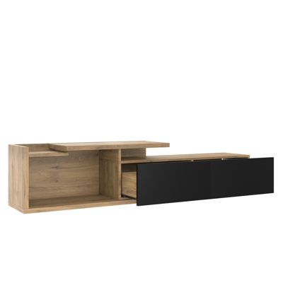 Meuble TV Modulaire Et Extensible - Avec LED Et Module Mobile - Jusqu'à 2 M De Longueur