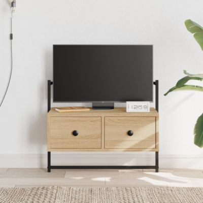 Meuble TV mural chêne sonoma 60,5x30x51 cm bois d'ingénierie - Prolenta Premium