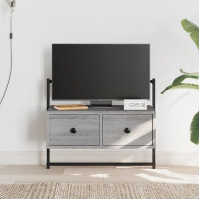 Meuble TV mural sonoma gris 60,5x30x51 cm bois d'ingénierie - Prolenta Premium