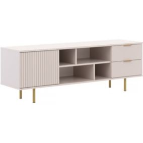 Meuble TV "Nawil"  150 x 52 x 41 cm  Beige