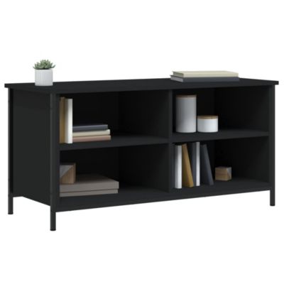 Meuble TV Noir 100x40x50 cm Bois d'ingénierie - Prolenta Premium