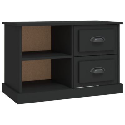 Meuble TV noir 73x35,5x47,5 cm bois d'ingénierie - Prolenta Premium