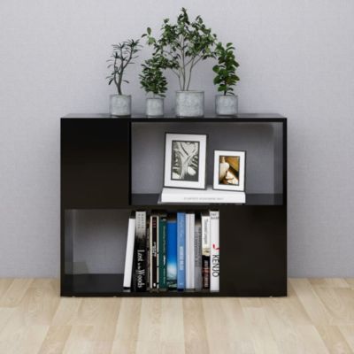 Meuble TV Noir 80x24x63 cm Bois d'ingénierie - Prolenta Premium