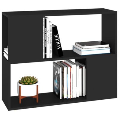 Meuble TV Noir 80x24x63 cm Bois d'ingénierie - Prolenta Premium