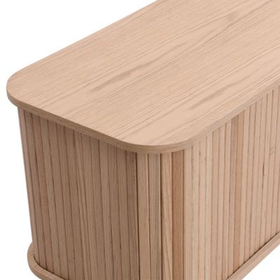 Meuble TV à portes coulissantes en bois 150 cm - Lino
