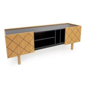 Meuble TV "Porto Ramalde" 175cm Naturel