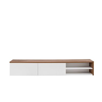 Meuble TV "RTV Dallas" 180cm Blanc & Chêne