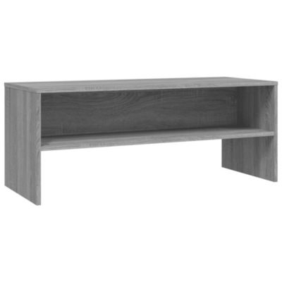 Meuble TV Sonoma gris 100x40x40 cm Bois d'ingénierie - Prolenta Premium