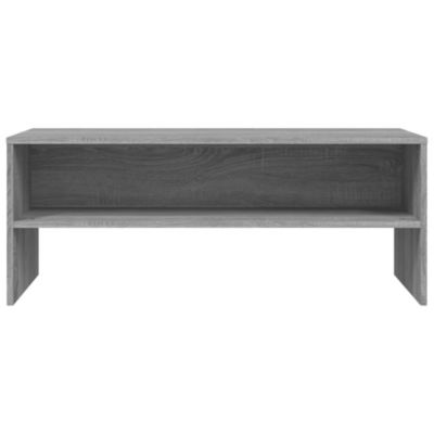 Meuble TV Sonoma gris 100x40x40 cm Bois d'ingénierie - Prolenta Premium