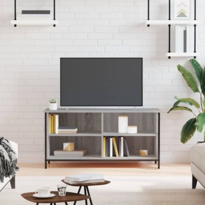 Meuble TV Sonoma gris 100x40x50 cm Bois d'ingénierie - Prolenta Premium