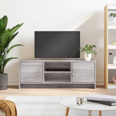 Meuble TV sonoma gris 102x30x37,5 cm bois d'ingénierie - Prolenta Premium