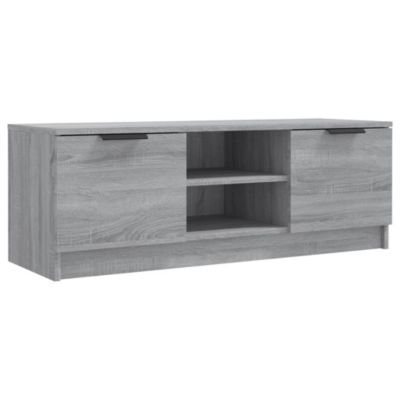 Meuble TV Sonoma gris 102x35x36,5 cm Bois d'ingénierie - Prolenta Premium