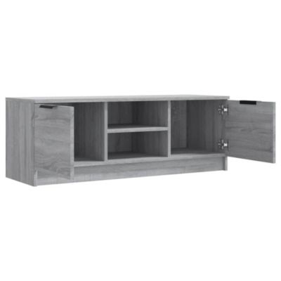 Meuble TV Sonoma gris 102x35x36,5 cm Bois d'ingénierie - Prolenta Premium