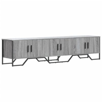 Meuble TV sonoma gris 180x34x41 cm bois d'ingénierie - Prolenta Premium