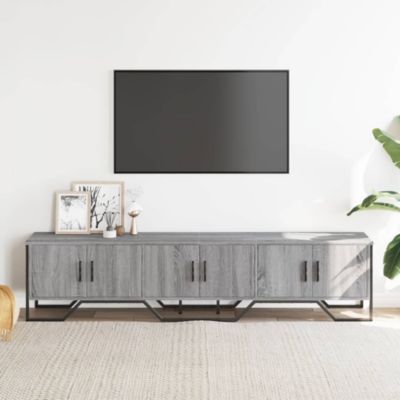 Meuble TV sonoma gris 180x34x41 cm bois d'ingénierie - Prolenta Premium