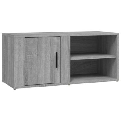 Meuble TV Sonoma gris 80x31,5x36 cm Bois d'ingénierie - Prolenta Premium
