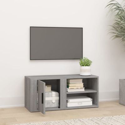 Meuble TV Sonoma gris 80x31,5x36 cm Bois d'ingénierie - Prolenta Premium
