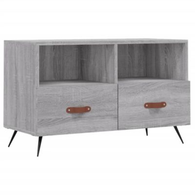 Meuble TV Sonoma gris 80x36x50 cm Bois d'ingénierie - Prolenta Premium
