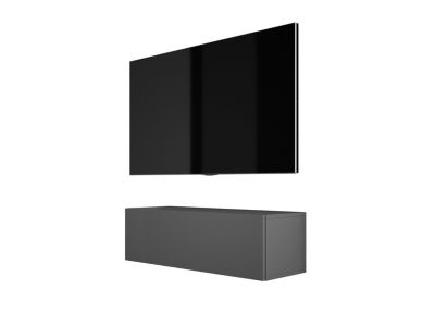 Meuble TV Suspendu, 100 X 34 X 32 Cm, Anthracite