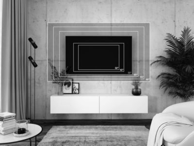 Meuble TV Suspendu, 170 X 34 X 32 Cm, Grey