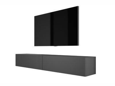 Meuble TV Suspendu, (2 X 100) X 34 X 32 Cm, Anthracite