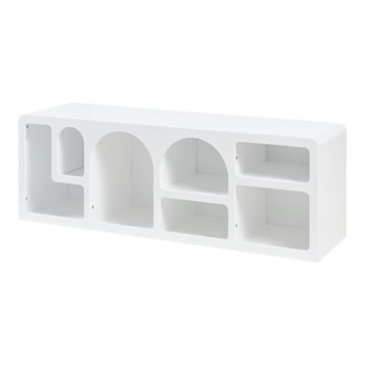 Meuble TV Vaagaa 140 x 40 x 48 cm blanc en.casa