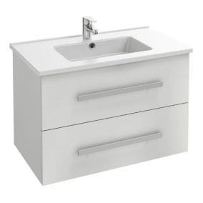 Meuble vasque 80 cm JACOB DELAFON Ola Up blanc