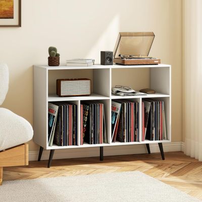Meuble Vinyle à 3 Niveaux pour Disques Vinyles, 100 x 40 x 74,5 CM ...