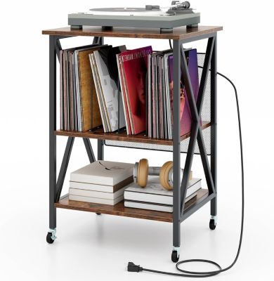 Meuble TV | Bois de Pin Massif et Métal | Style Industriel