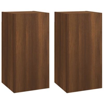 Meubles TV 2 pcs Chêne marron 30,5x30x60 cm Bois d'ingénierie - Prolenta Premium