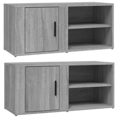 Meubles TV 2 pcs Sonoma gris 80x31,5x36 cm Bois d'ingénierie - Prolenta Premium