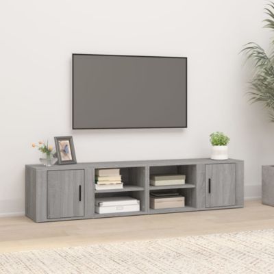 Meubles TV 2 pcs Sonoma gris 80x31,5x36 cm Bois d'ingénierie - Prolenta Premium