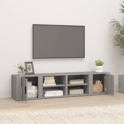 Meubles TV 2 pcs Sonoma gris 80x31,5x36 cm Bois d'ingénierie - Prolenta Premium