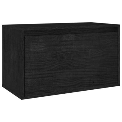 Meubles TV 6 pcs Noir Bois massif de pin - Prolenta Premium