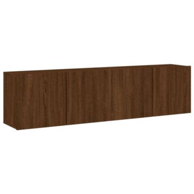 Meubles TV muraux 2 pcs chêne marron 80x30x41 cm - Prolenta Premium