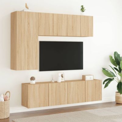 Meubles TV muraux 2 pcs chêne sonoma 60x30x41 cm - Prolenta Premium