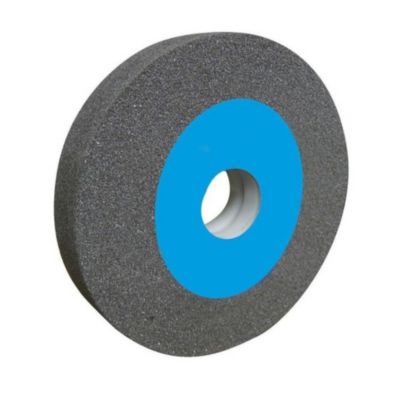 Meule Touret Vitrifiée Grise D. 200 x ép. 32 x Al. 32 mm - Gr 60 Corindon - Idéale pour Affûtage Meulage - Diamwood