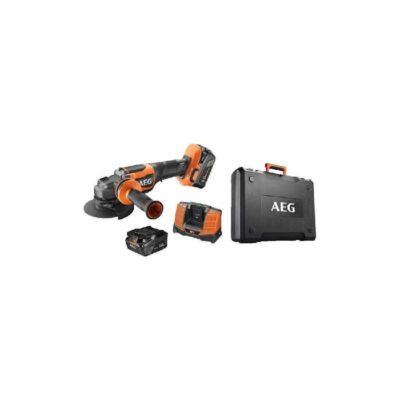 Meuleuse AEG - BEWS18-125BLPX2-502C - 18V Brushless - 125mm - 2 batteries 5,0Ah - Chargeur