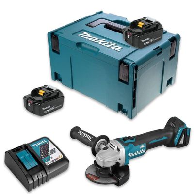 Meuleuse d'angle 18V LXT diam125 mm -2x4,0 Ah- en MAKPAC - MAKITA DGA504RMJ