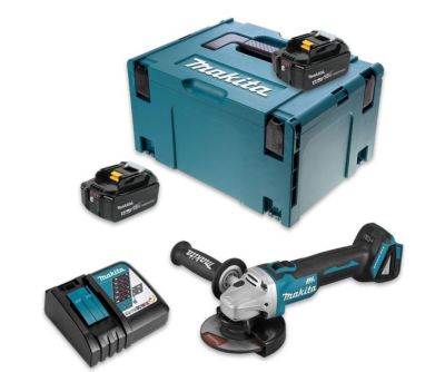 Meuleuse d'angle 18V LXT diam125 mm -2x4,0 Ah- en MAKPAC - MAKITA DGA504RMJ
