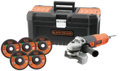 Meuleuse D Angle Black Decker 900w 5 Disques Castorama