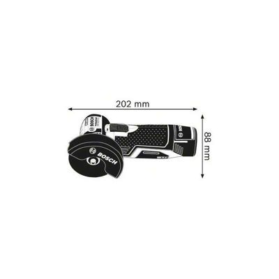 Meuleuse D'angle Bosch 06019f200b - Gws 12v-76 V-ec Professional (2 X 3 Ah)