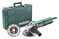 Meuleuse d'angle Metabo W 1100-125 Set, 1100W ø125 mm