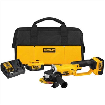 meuleuse dewalt DCG412M2 18.0 V avec batterie sans fil 4.0 Ah