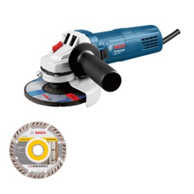 Meuleuse filaire Bosch professional avec disque diamant GWS 750W ⌀125mm