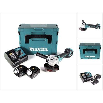 meuleuse makita DGA 511 RMJ 18.0 V avec batterie sans fil 4.0 Ah 2.5 kg