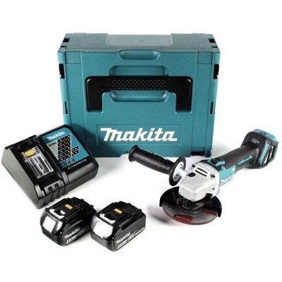 meuleuse makita DGA 511 RMJ 18.0 V avec batterie sans fil 4.0 Ah 2.5 kg