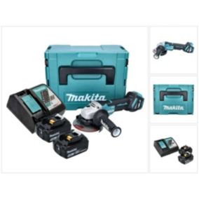 meuleuse makita DGA515RTJ 18.0 V avec batterie sans fil 5.0 Ah 3.1 kg